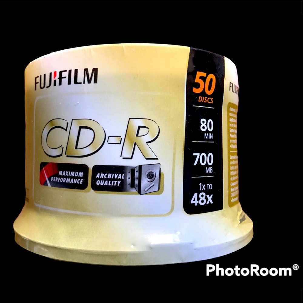 New 50 quantity CD-R 80 minute disks , 700mb by fuji film